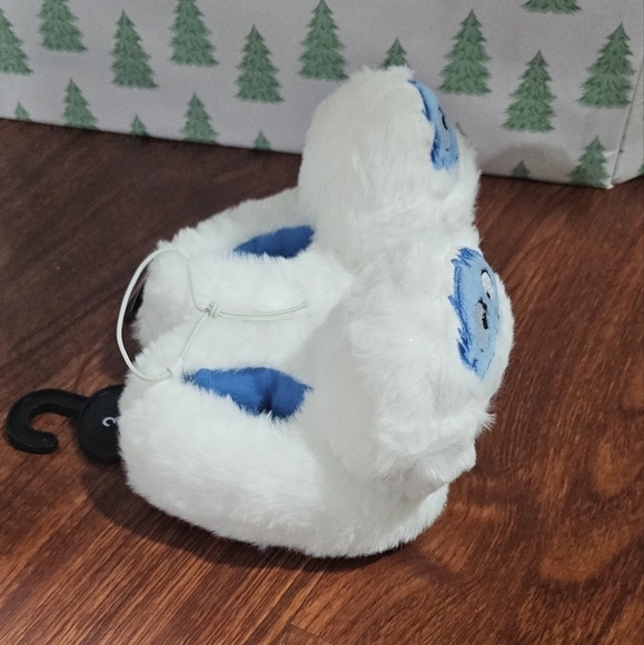 Snowman Slippers Baby Toddler Kid Shows Christmas White Faux Fur Slides - Picture 4 of 7